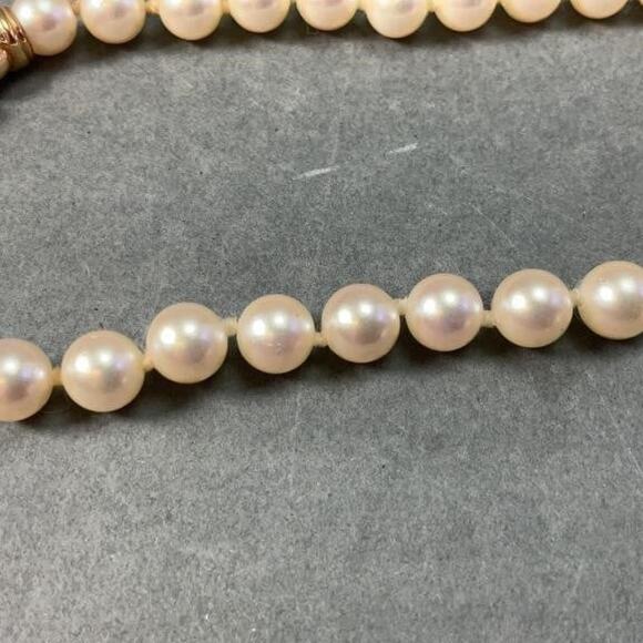 Swarovski Crystal Faux Pearl Necklace VINTAGE - Picture 9 of 10